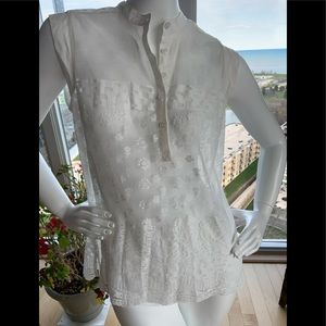 Cabi sheer lace top